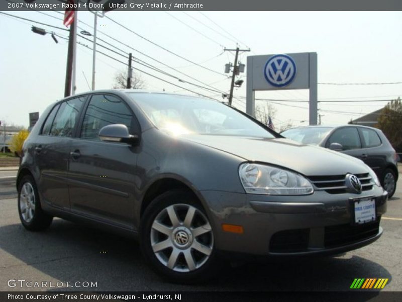 United Grey Metallic / Anthracite 2007 Volkswagen Rabbit 4 Door