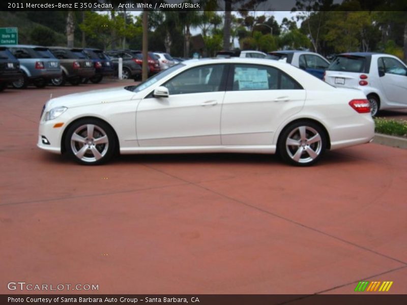 Arctic White / Almond/Black 2011 Mercedes-Benz E 350 Sedan