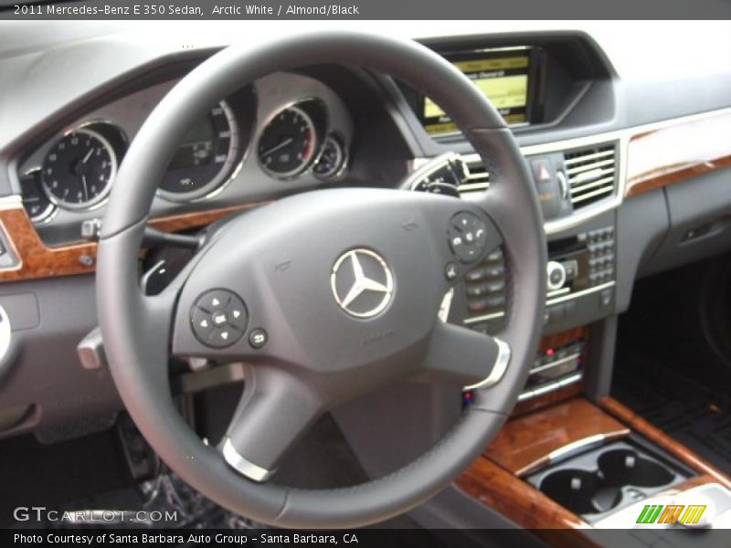Arctic White / Almond/Black 2011 Mercedes-Benz E 350 Sedan
