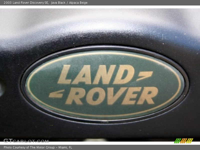Java Black / Alpaca Beige 2003 Land Rover Discovery SE