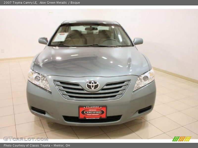 Aloe Green Metallic / Bisque 2007 Toyota Camry LE