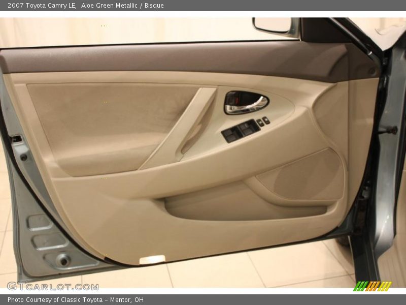 Aloe Green Metallic / Bisque 2007 Toyota Camry LE