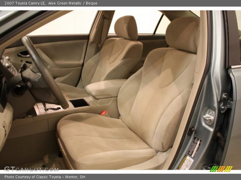 Aloe Green Metallic / Bisque 2007 Toyota Camry LE