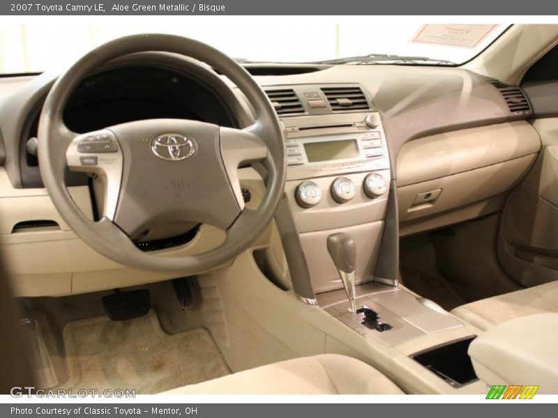 Aloe Green Metallic / Bisque 2007 Toyota Camry LE