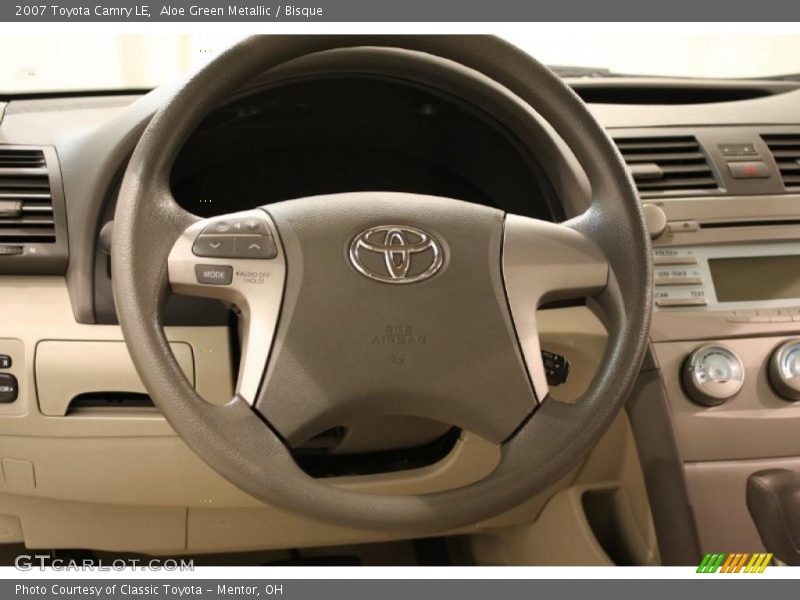 Aloe Green Metallic / Bisque 2007 Toyota Camry LE