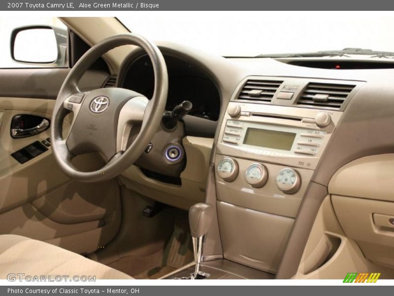 Aloe Green Metallic / Bisque 2007 Toyota Camry LE