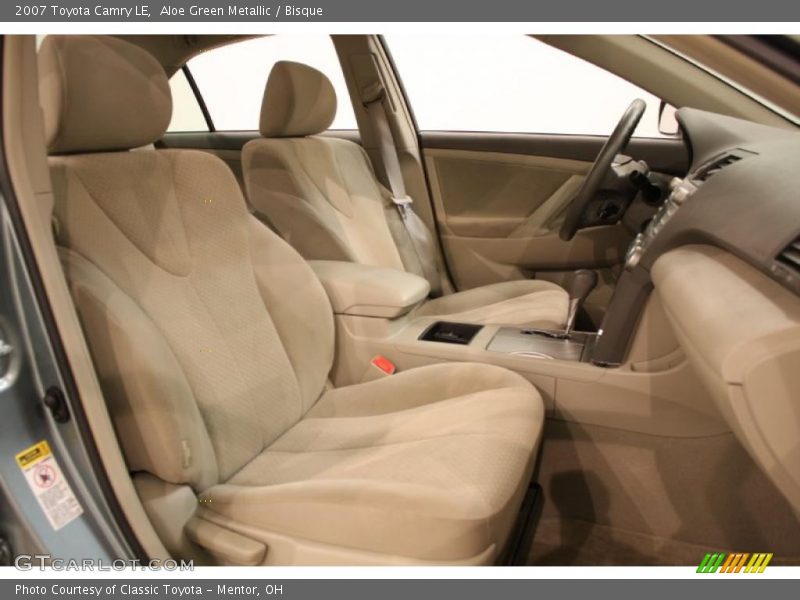 Aloe Green Metallic / Bisque 2007 Toyota Camry LE