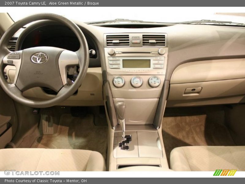 Aloe Green Metallic / Bisque 2007 Toyota Camry LE
