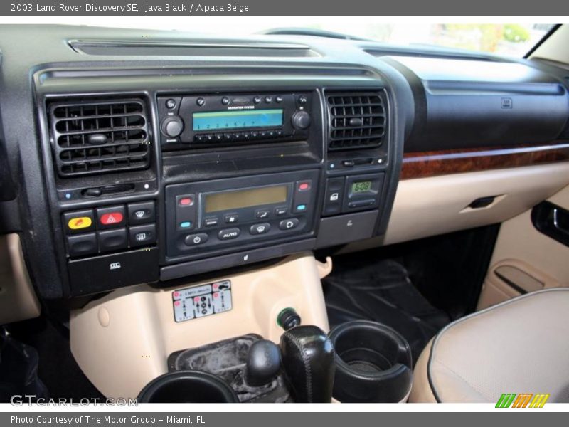 Java Black / Alpaca Beige 2003 Land Rover Discovery SE