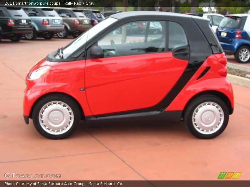  2011 fortwo pure coupe Rally Red