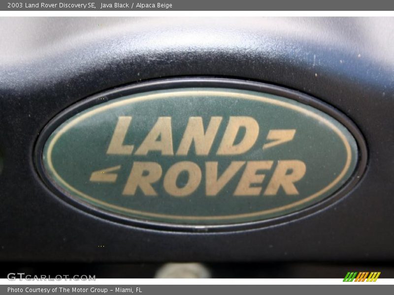 Java Black / Alpaca Beige 2003 Land Rover Discovery SE
