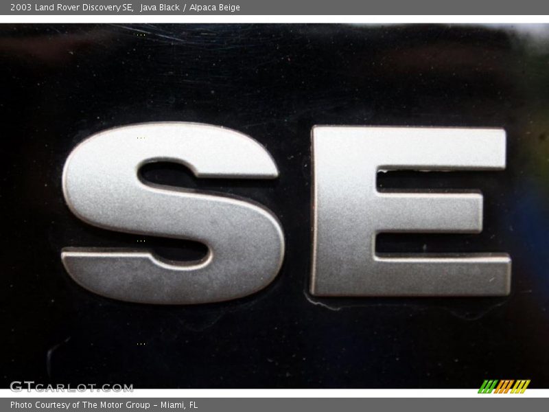 Java Black / Alpaca Beige 2003 Land Rover Discovery SE