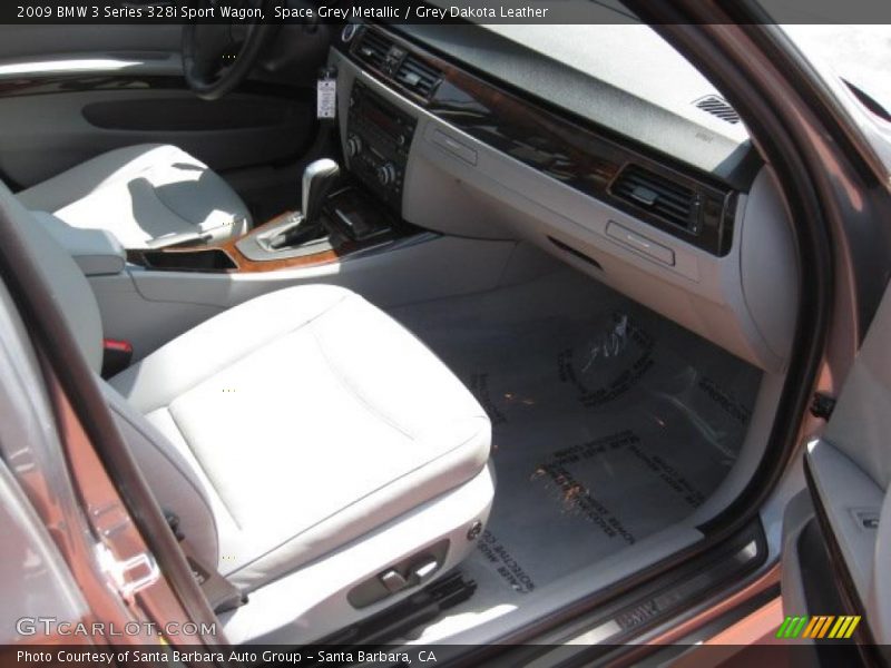 Space Grey Metallic / Grey Dakota Leather 2009 BMW 3 Series 328i Sport Wagon