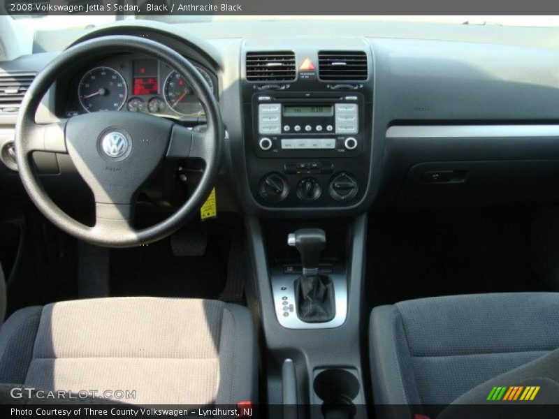 Black / Anthracite Black 2008 Volkswagen Jetta S Sedan