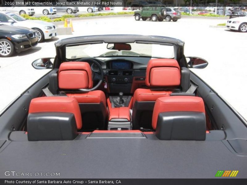 Jerez Black Metallic / Fox Red Novillo 2010 BMW M3 Convertible