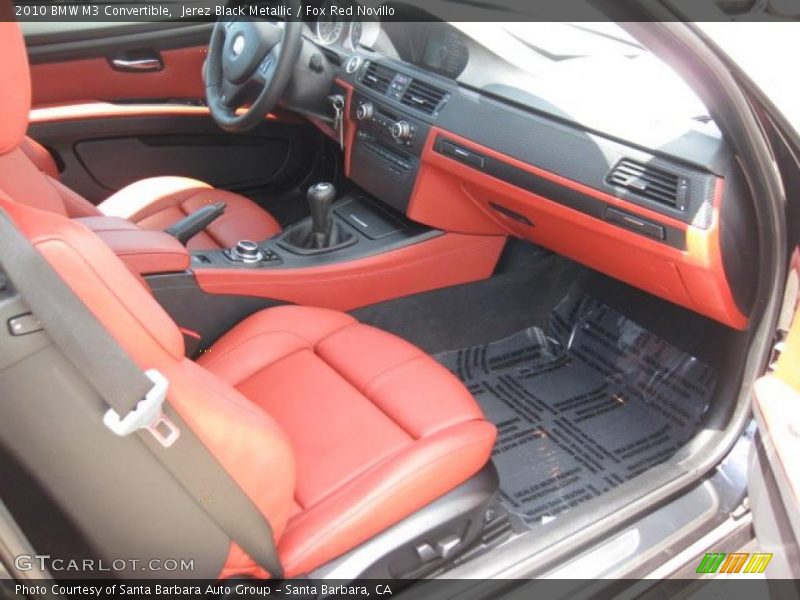  2010 M3 Convertible Fox Red Novillo Interior