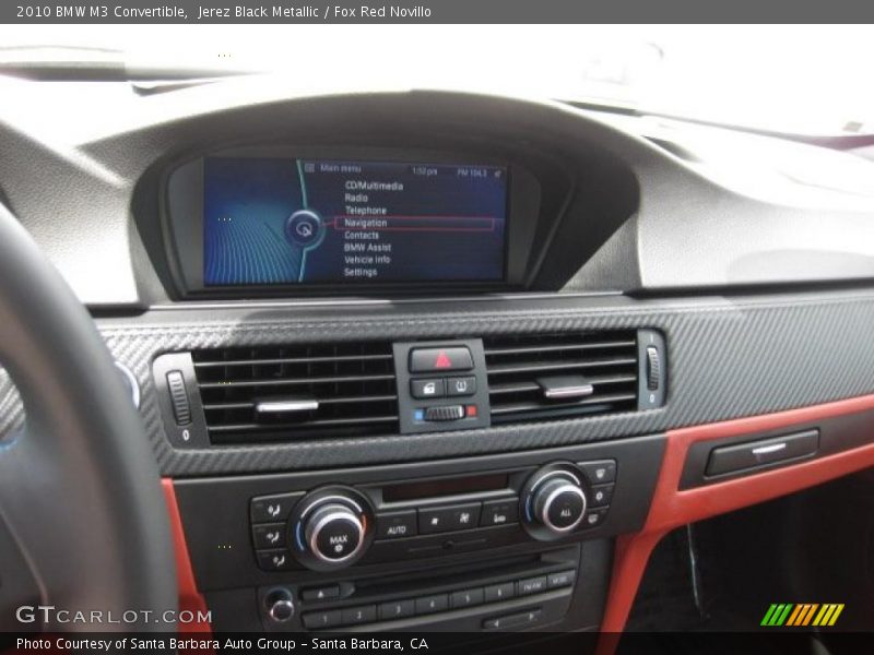 Controls of 2010 M3 Convertible