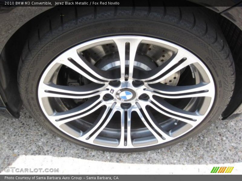 Jerez Black Metallic / Fox Red Novillo 2010 BMW M3 Convertible