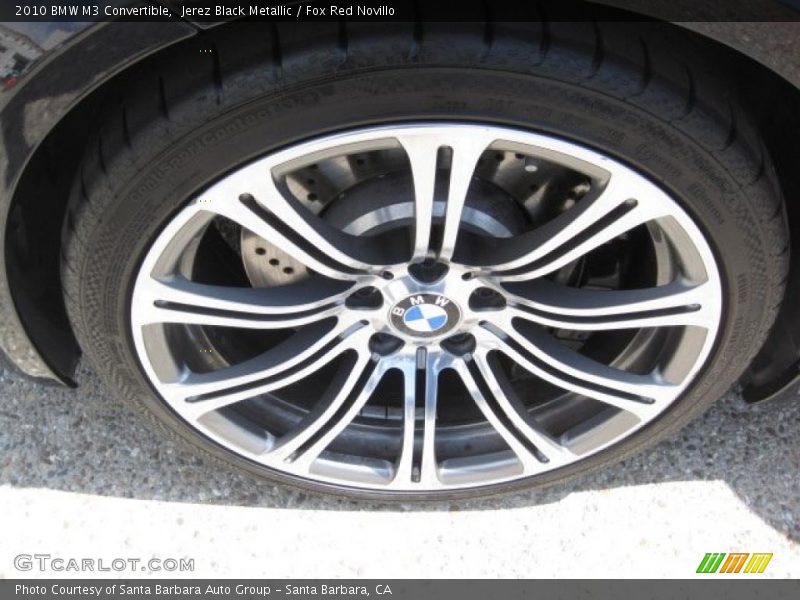 Jerez Black Metallic / Fox Red Novillo 2010 BMW M3 Convertible