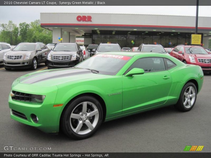 Synergy Green Metallic / Black 2010 Chevrolet Camaro LT Coupe