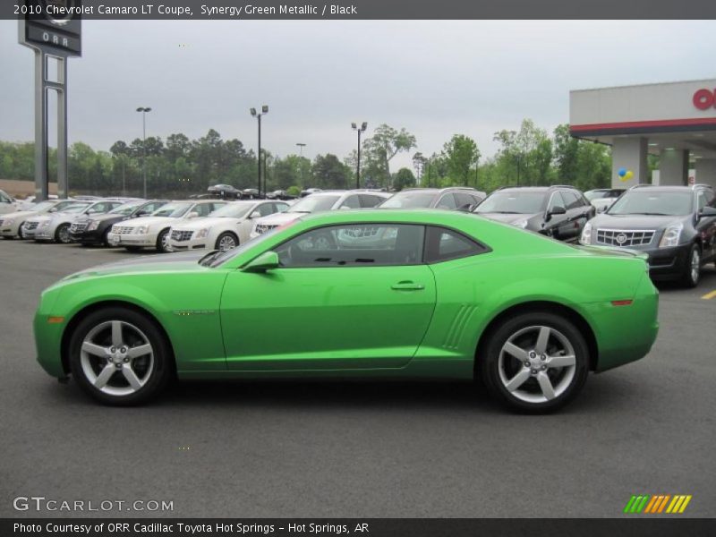 Synergy Green Metallic / Black 2010 Chevrolet Camaro LT Coupe