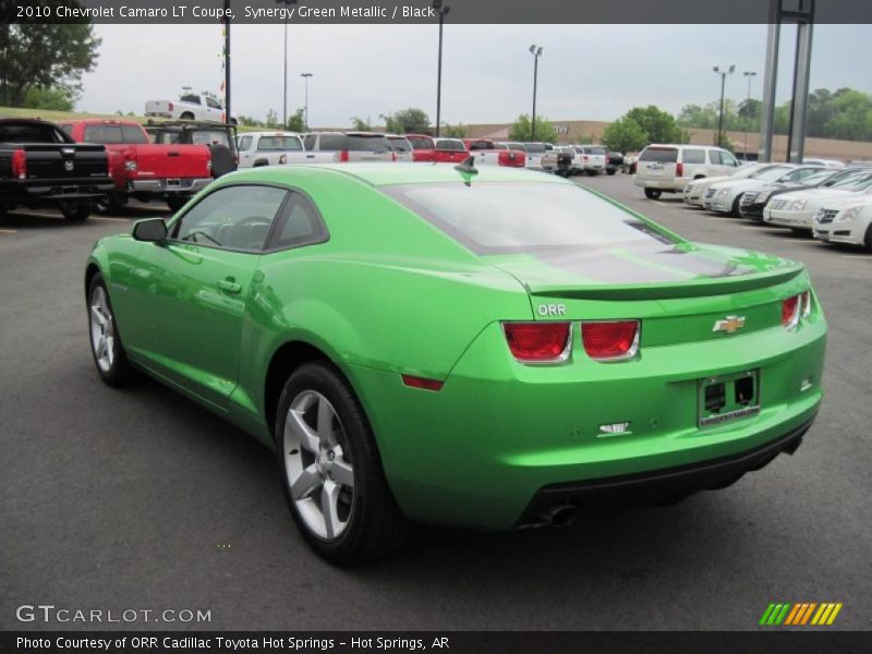 Synergy Green Metallic / Black 2010 Chevrolet Camaro LT Coupe