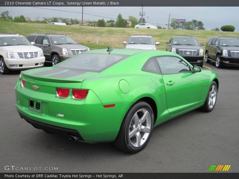 Synergy Green Metallic / Black 2010 Chevrolet Camaro LT Coupe
