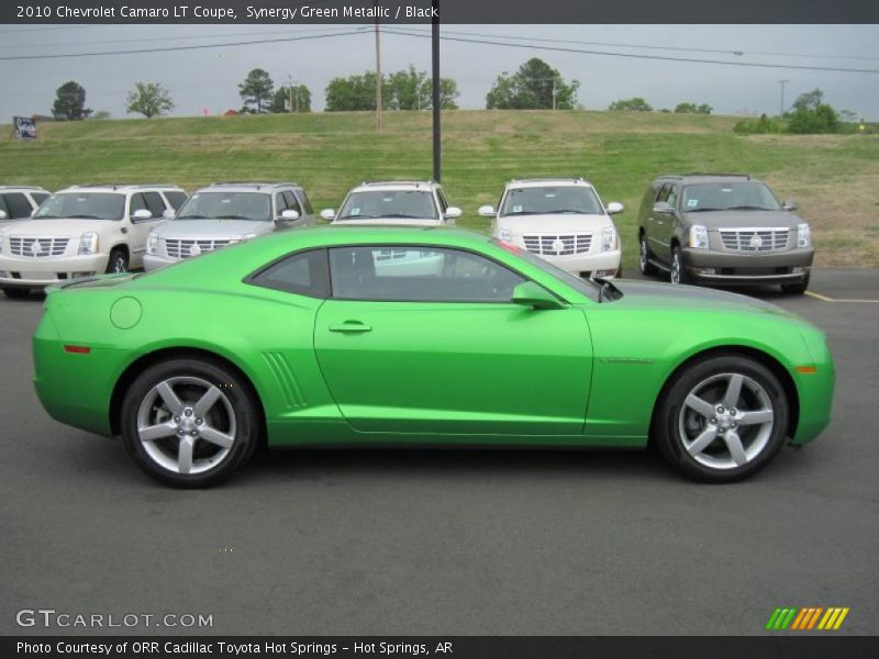 Synergy Green Metallic / Black 2010 Chevrolet Camaro LT Coupe