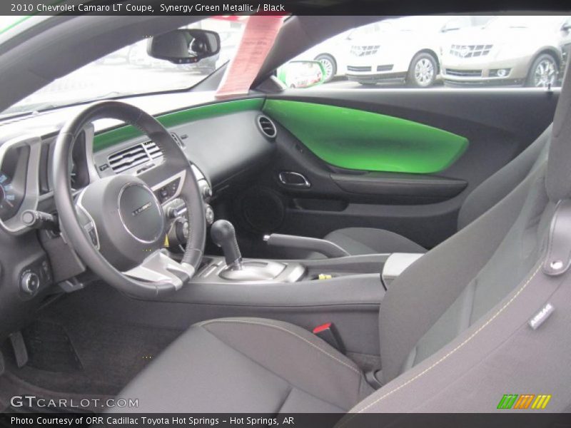 Synergy Green Metallic / Black 2010 Chevrolet Camaro LT Coupe