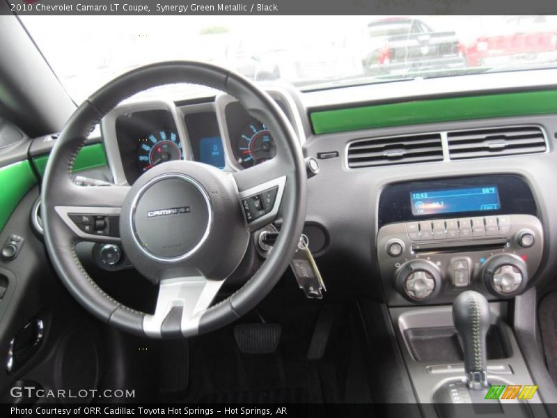 Synergy Green Metallic / Black 2010 Chevrolet Camaro LT Coupe