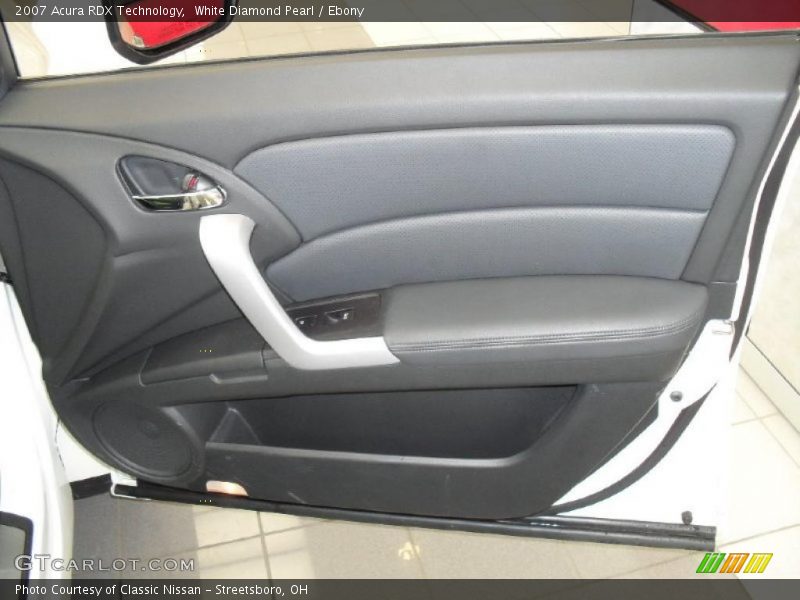 White Diamond Pearl / Ebony 2007 Acura RDX Technology