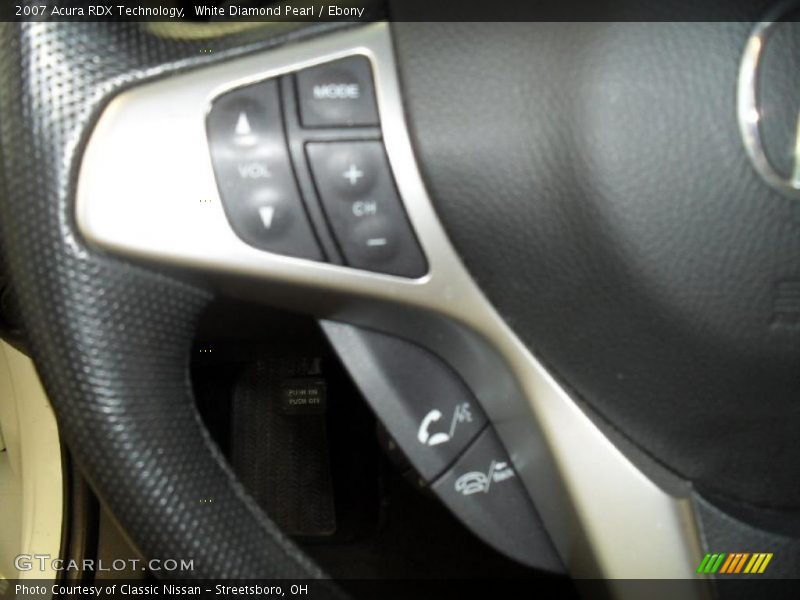 White Diamond Pearl / Ebony 2007 Acura RDX Technology