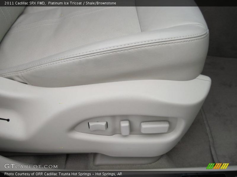 Platinum Ice Tricoat / Shale/Brownstone 2011 Cadillac SRX FWD