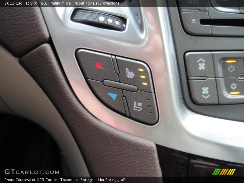 Platinum Ice Tricoat / Shale/Brownstone 2011 Cadillac SRX FWD