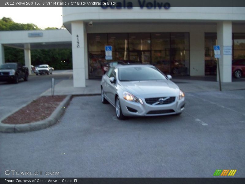 Silver Metallic / Off Black/Anthracite Black 2012 Volvo S60 T5