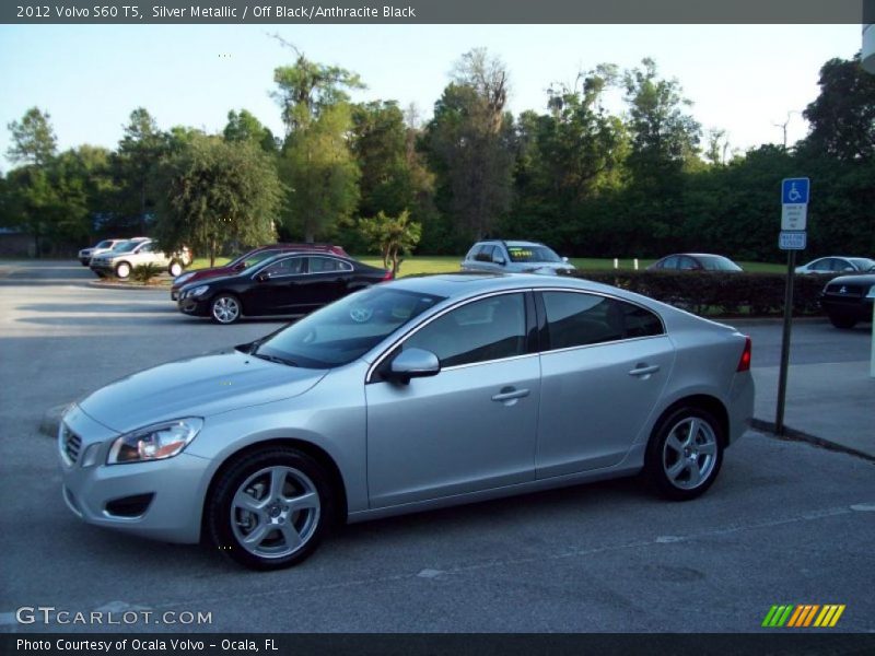 Silver Metallic / Off Black/Anthracite Black 2012 Volvo S60 T5