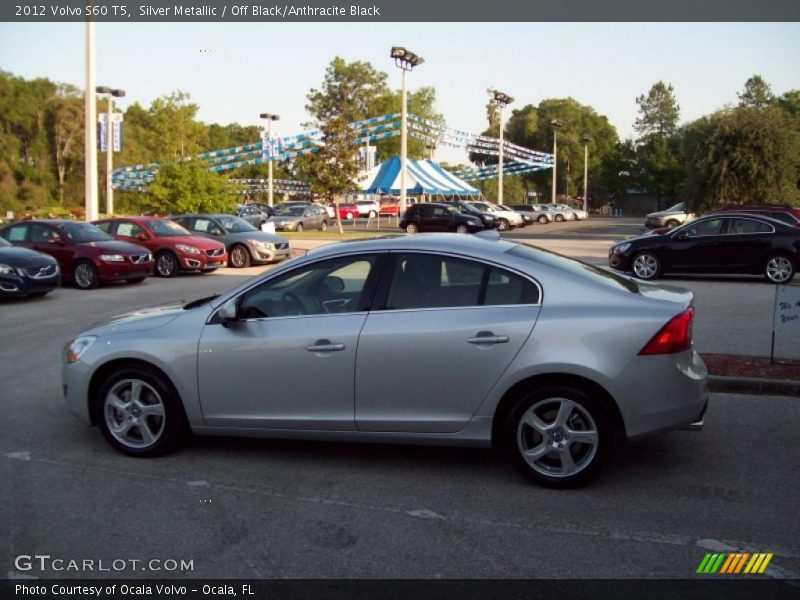 Silver Metallic / Off Black/Anthracite Black 2012 Volvo S60 T5