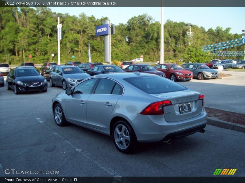 Silver Metallic / Off Black/Anthracite Black 2012 Volvo S60 T5