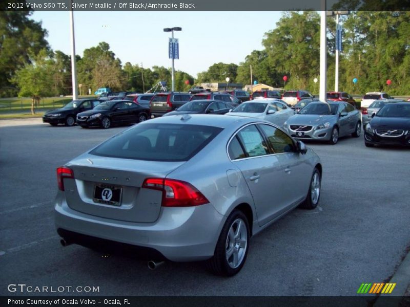 Silver Metallic / Off Black/Anthracite Black 2012 Volvo S60 T5