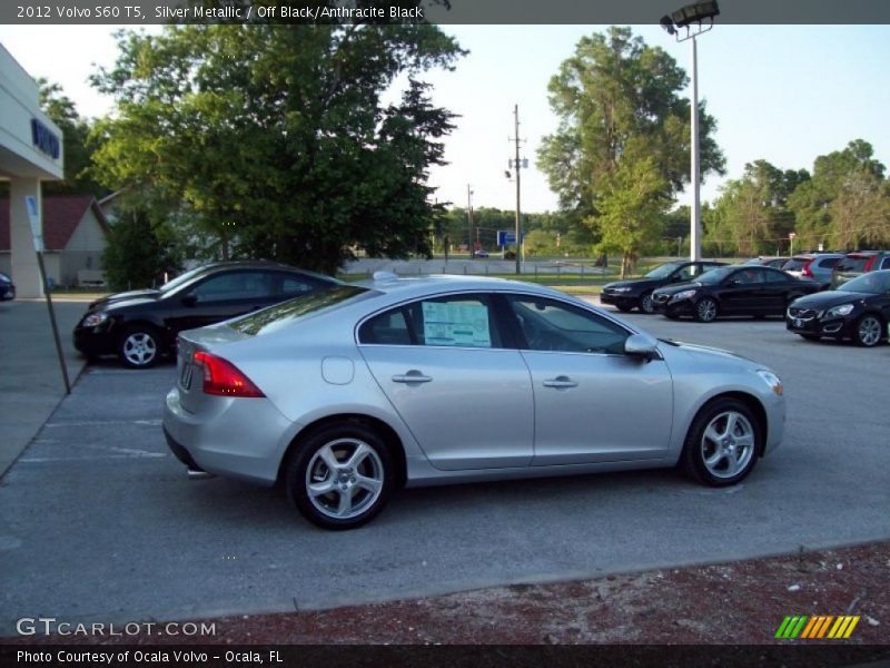 Silver Metallic / Off Black/Anthracite Black 2012 Volvo S60 T5