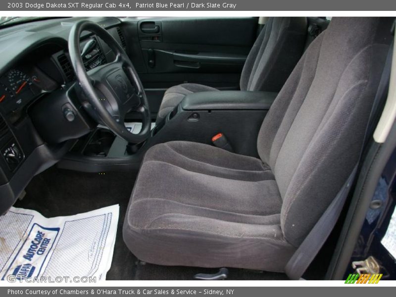 Patriot Blue Pearl / Dark Slate Gray 2003 Dodge Dakota SXT Regular Cab 4x4