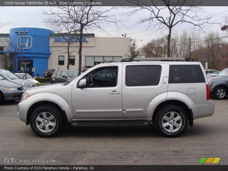 Silver Lightning / Graphite 2008 Nissan Pathfinder SE 4x4