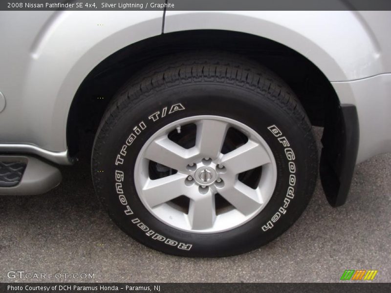 Silver Lightning / Graphite 2008 Nissan Pathfinder SE 4x4