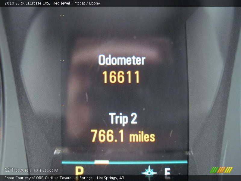 Red Jewel Tintcoat / Ebony 2010 Buick LaCrosse CXS