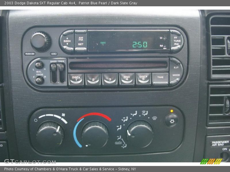 Patriot Blue Pearl / Dark Slate Gray 2003 Dodge Dakota SXT Regular Cab 4x4