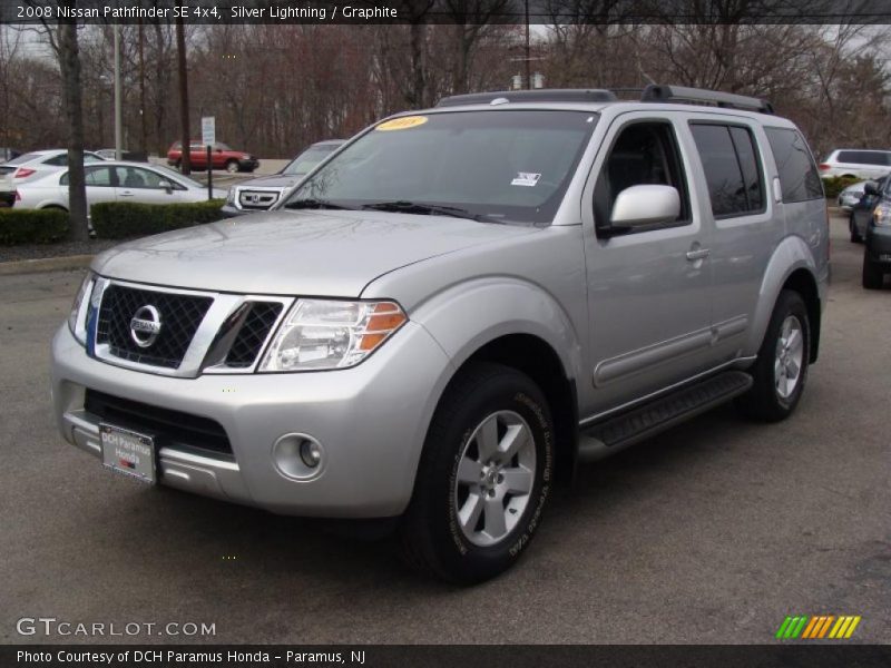 Silver Lightning / Graphite 2008 Nissan Pathfinder SE 4x4