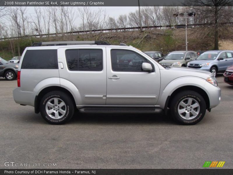 Silver Lightning / Graphite 2008 Nissan Pathfinder SE 4x4