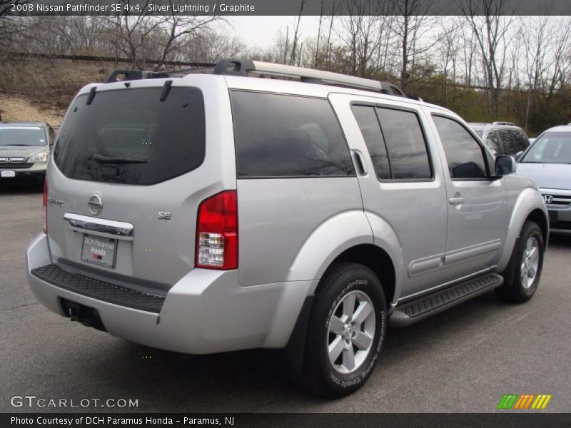 Silver Lightning / Graphite 2008 Nissan Pathfinder SE 4x4