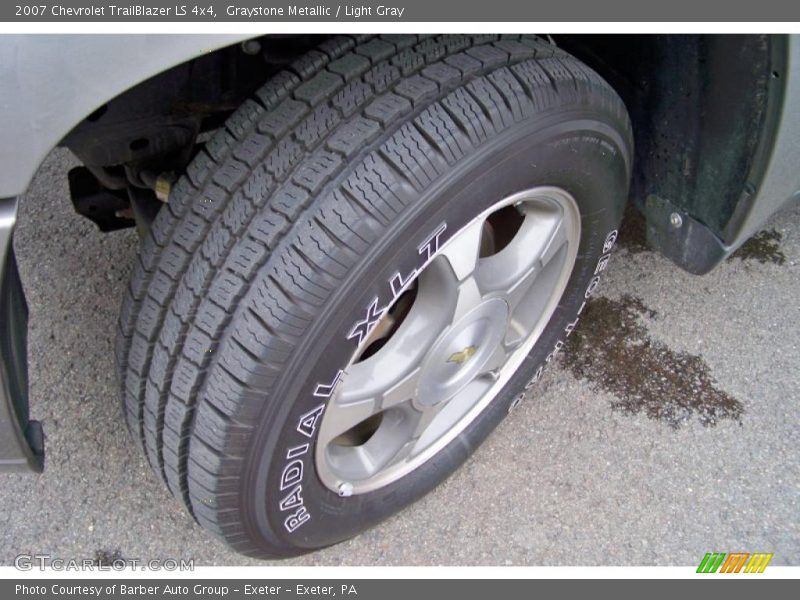 Graystone Metallic / Light Gray 2007 Chevrolet TrailBlazer LS 4x4