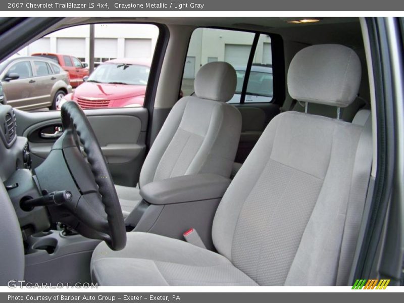 Graystone Metallic / Light Gray 2007 Chevrolet TrailBlazer LS 4x4